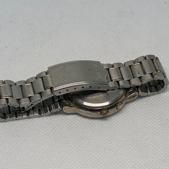 Seiko ALBA Proceed Y974-6A20 Quartz Watch Roman Numeral Dial Unisex-Working! main image 9